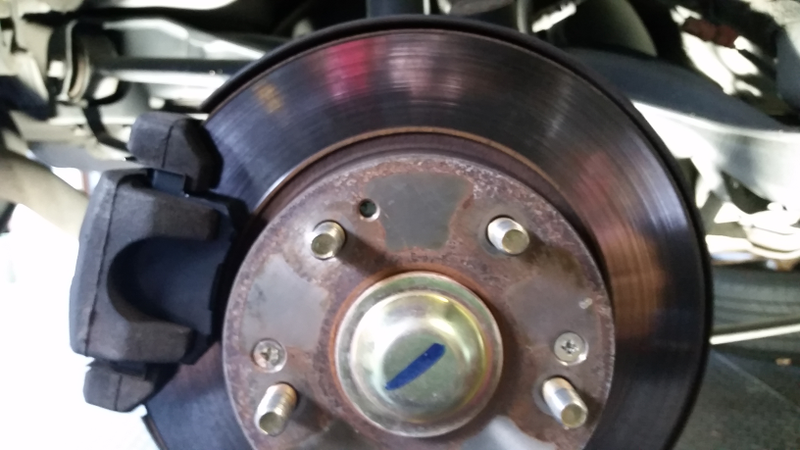 Giving the ol’ disk brake thumbs up!
